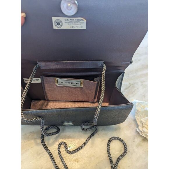 La Ragale Handbag Cocktail Purse Vintage Women's Small Snap Closure Crossbody - Picture 6 of 8